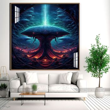 Tranh phi hành gia đẹp