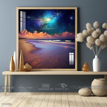 Tranh treo tường cá heo đại dương