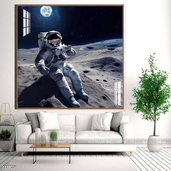 Tranh treo tường nghệ thuật phi hành gia