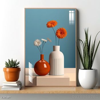 File tranh bình hoa nghệ thuật mẫu mới nhất