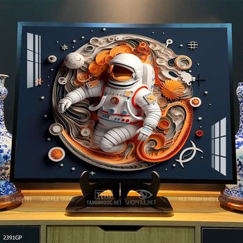 Tranh phi hành gia đẹp