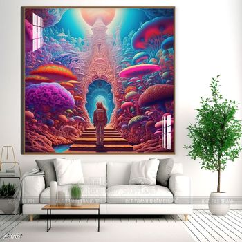 Tranh phi hành gia đẹp