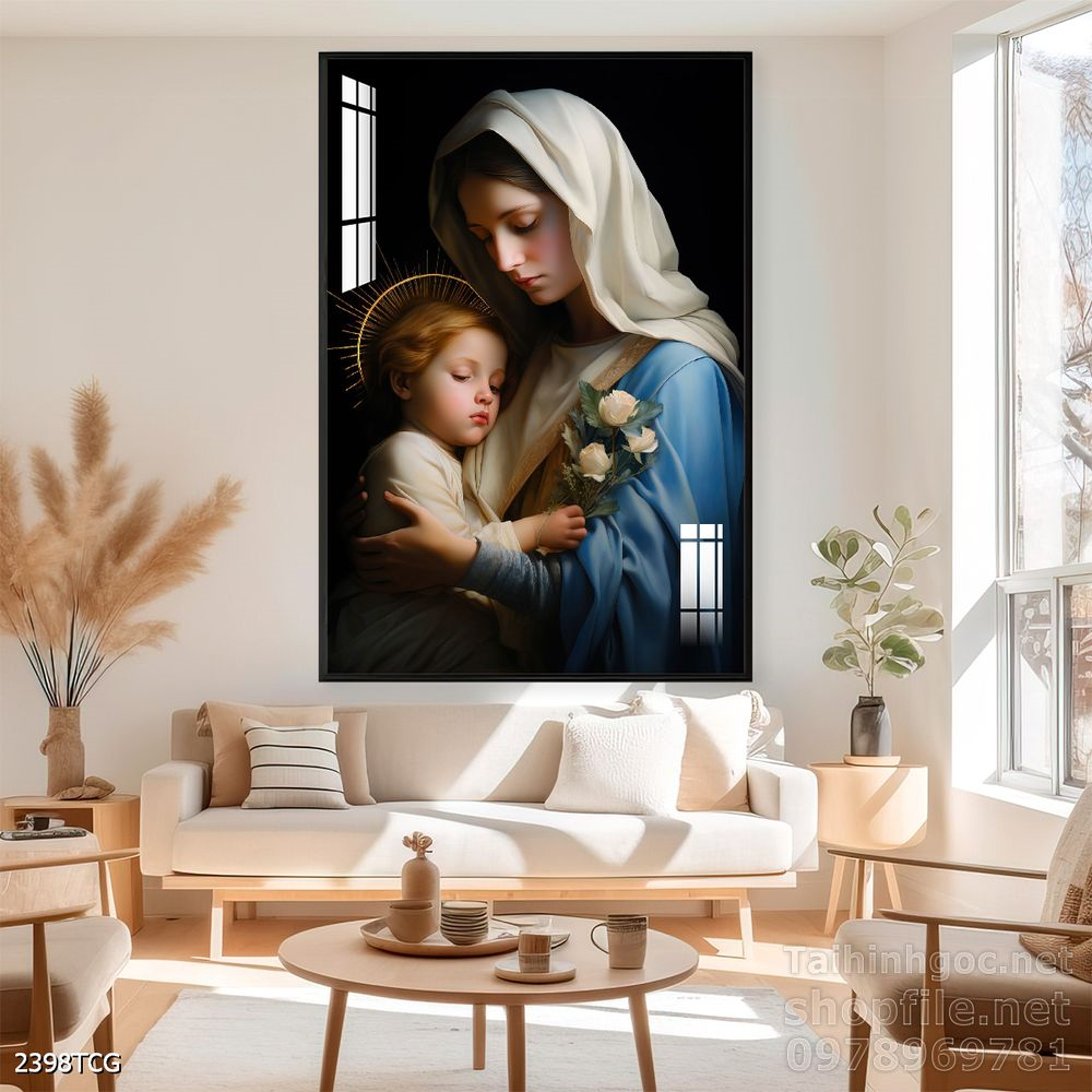 Tranh decor trang trí tường công giáo