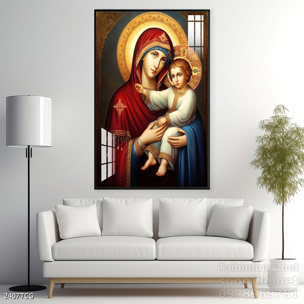 File tranh công giáo decor trang trí tường phòng thờ