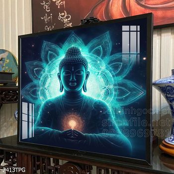 Tranh phật giáo decor trang trí tường phòng thờ