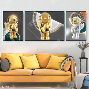 Tranh phi hành gia đẹp ấn tượng file gốc