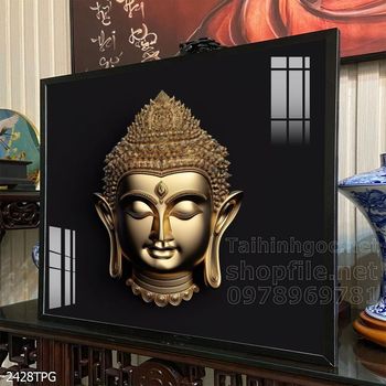 Tranh tranh trí tường phật giáo sang trọng