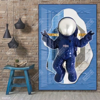 Tranh phi hành gia treo trang trí đẹp nổi bật