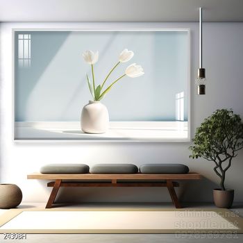 Tranh bình hoa nghệ thuật sang trọng