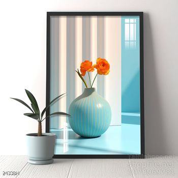 Tranh bình hoa đẹp tinh tế mẫu mới nhất