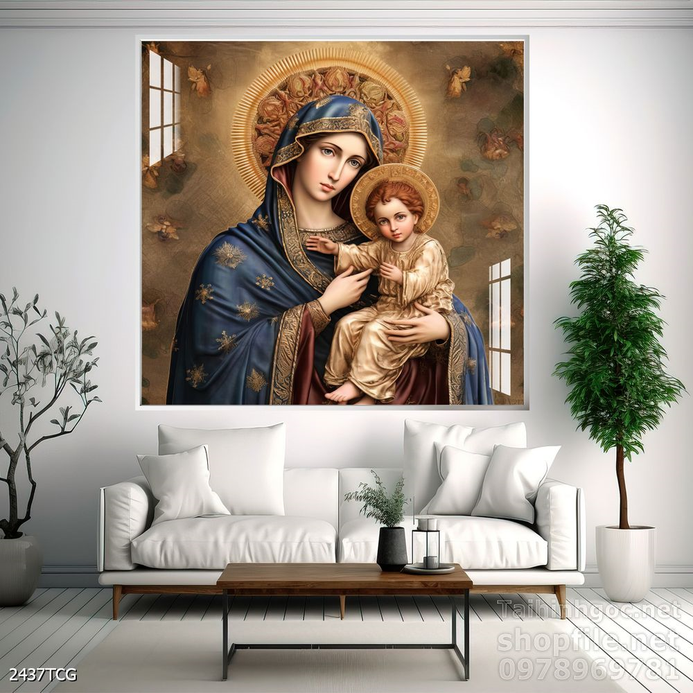 Tranh decor trang trí tường công giáo