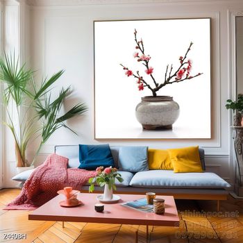 File tranh bình hoa nghệ thuật mẫu mới nhất