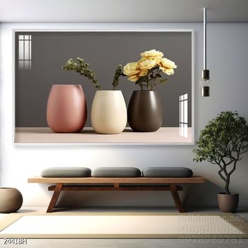 Tranh bình hoa 3D tuyệt đẹp