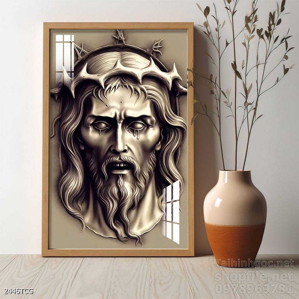 File tranh công giáo decor trang trí tường phòng thờ