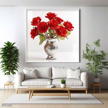 Tranh bình hoa đẹp tinh tế mẫu mới nhất