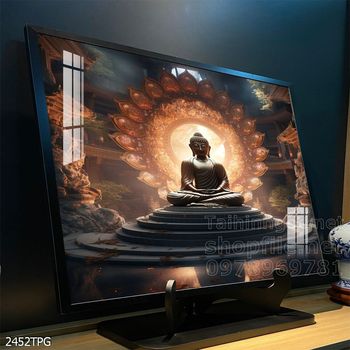 File tranh Phật giáo decor trang trí tường nhà phòng thờ