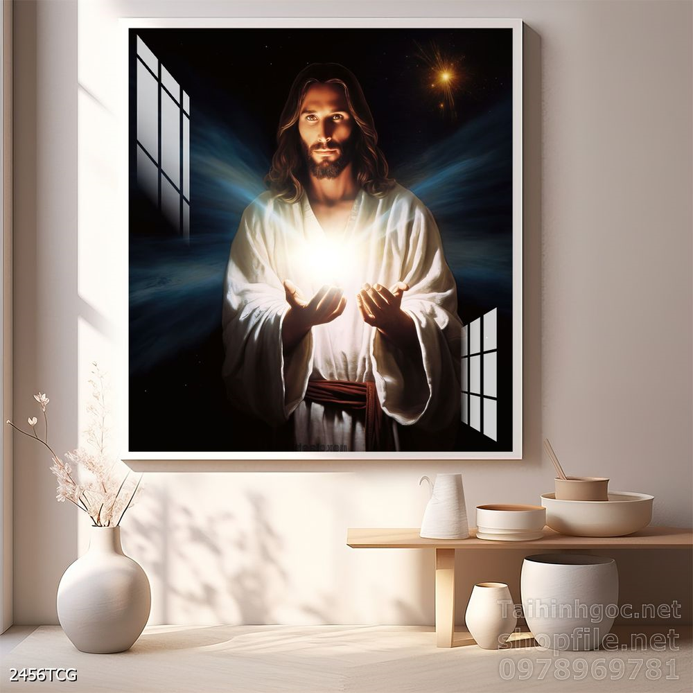 Tranh tranh trí tường công giáo sang trọng