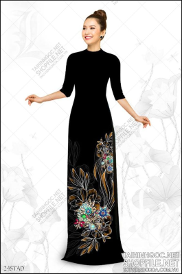 File tranh vải áo dài việt nam 245