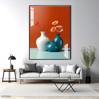 Tranh bình hoa đẹp trang trí tường