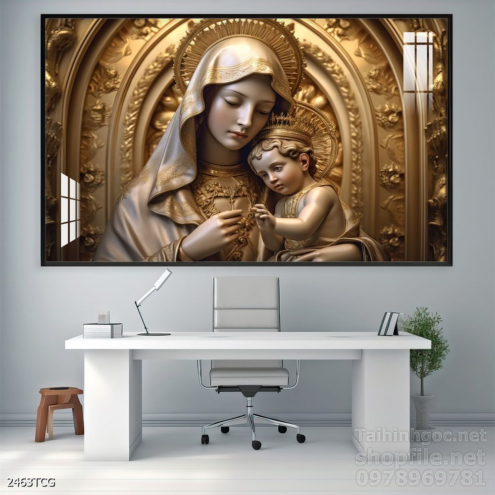 Tranh decor trang trí tường công giáo