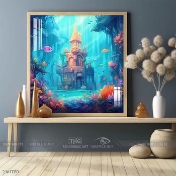 Tranh cá heo đẹp