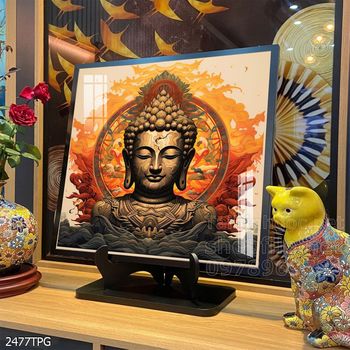 File tranh Phật giáo decor trang trí tường nhà phòng thờ