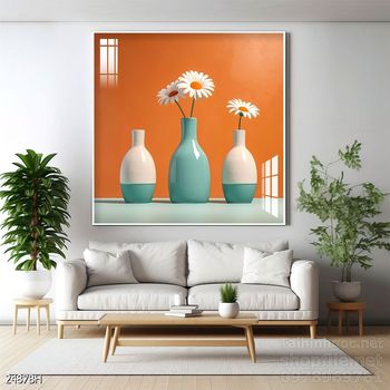 Tranh bình hoa nghệ thuật sang trọng