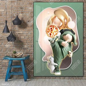 Tranh phi hành gia decor trang trí tường