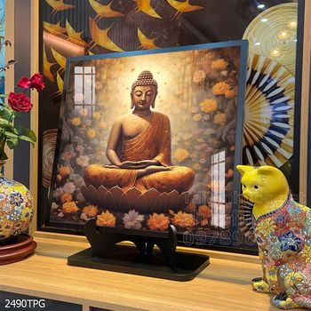 File tranh Phật giáo decor trang trí tường nhà phòng thờ