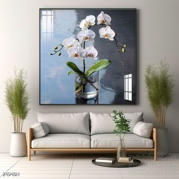 Tranh bình hoa hiện đại treo tường sang trọng ý nghĩa