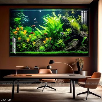 Tranh cá heo đẹp