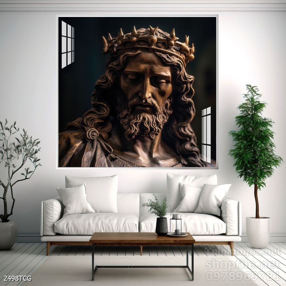 File tranh công giáo decor trang trí tường phòng thờ