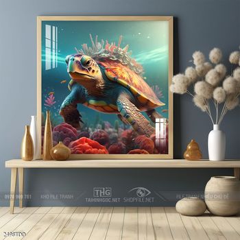 Tranh treo tường những chú cá heo đáng yêu