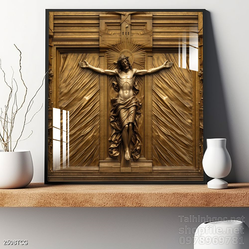 Tranh tranh trí tường công giáo sang trọng