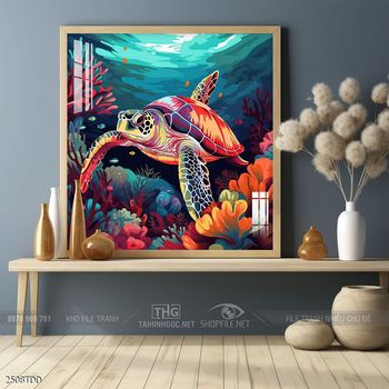 Tranh treo tường những chú cá heo đáng yêu