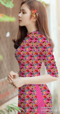 File tranh vải áo dài việt nam 250