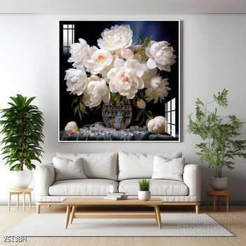 Mẫu tranh bình hoa đẹp hiện đại trang trí tường nhà