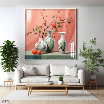 Tranh bình hoa đẹp tinh tế mẫu mới nhất