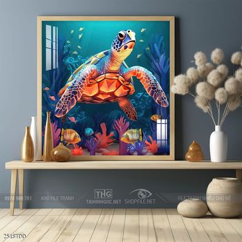 Tranh treo tường những chú cá heo đáng yêu