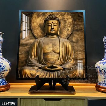 File tranh Phật giáo decor trang trí tường nhà phòng thờ