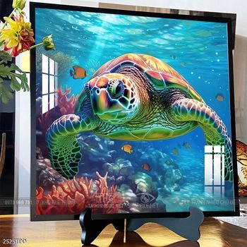 Tranh cá heo đại dương