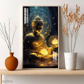 Tranh tranh trí tường phật giáo sang trọng