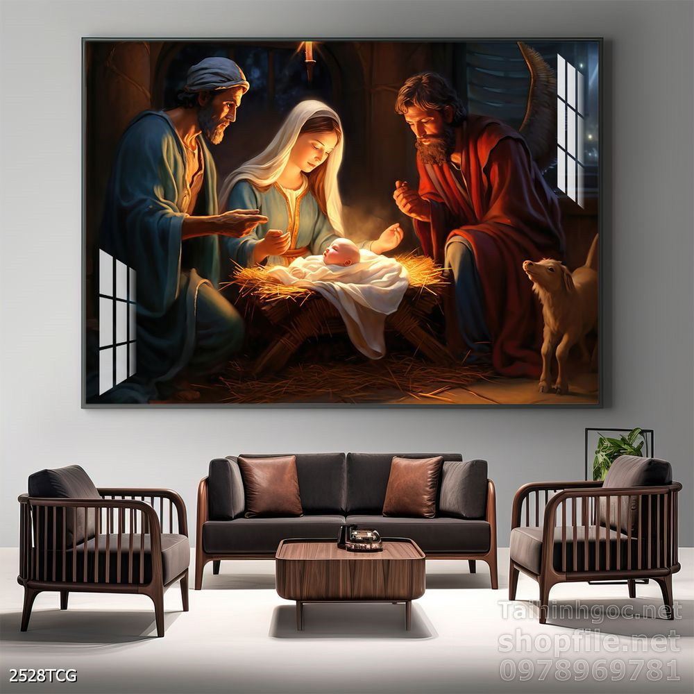 Tranh decor trang trí tường công giáo