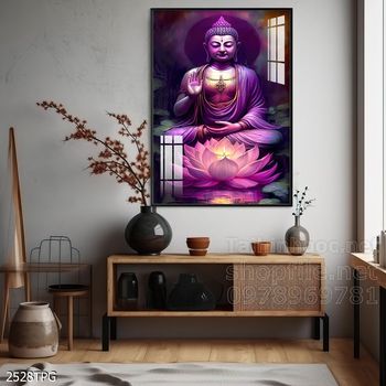 File tranh Phật giáo decor trang trí tường nhà phòng thờ