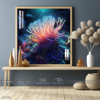 Tranh cá heo đẹp độc đáo