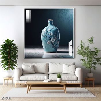 Mẫu tranh bình hoa trang trí tường đẹp tinh tế