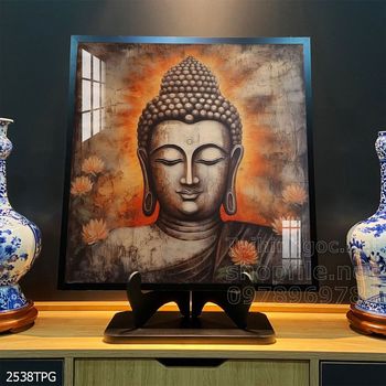 Tranh tranh trí tường phật giáo sang trọng