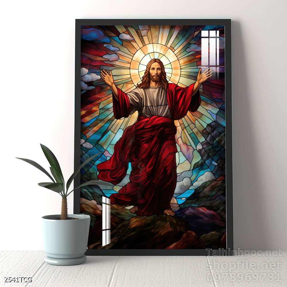 Tranh decor trang trí tường công giáo