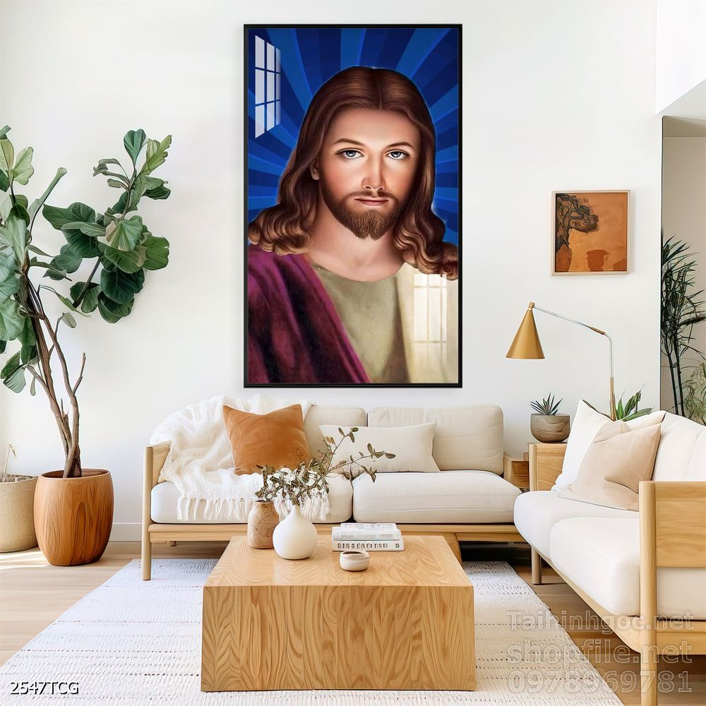 Tranh tranh trí tường công giáo sang trọng