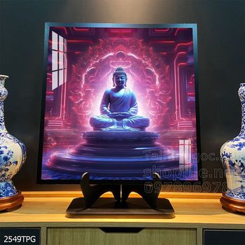 File tranh Phật giáo decor trang trí tường nhà phòng thờ